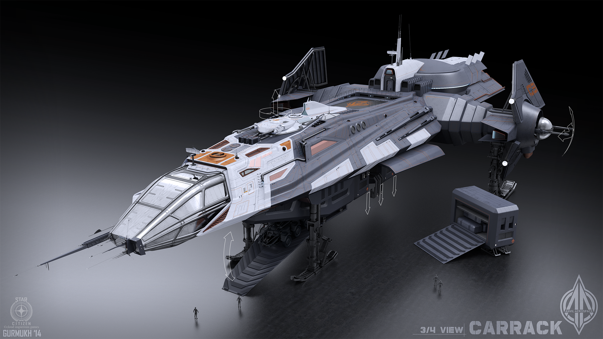 Anvil Carrack concept art